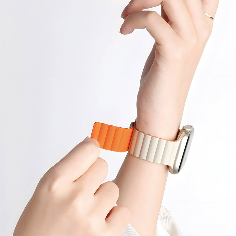 Load image into Gallery viewer, Nimbus9 Magnetic Watch Band for Apple Watch 45mm - Ivory
