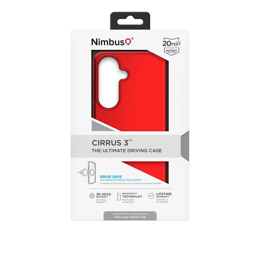 Nimbus9 Cirrus 3 Galaxy S26 MagSafe Case - Crimson