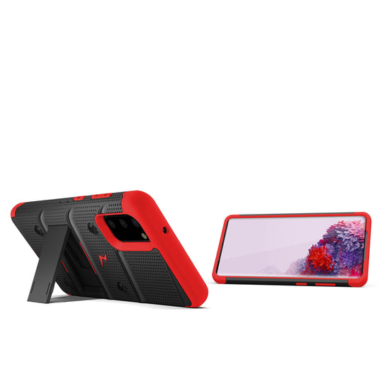 ZIZO BOLT Series Galaxy S20 Case - Black & Red