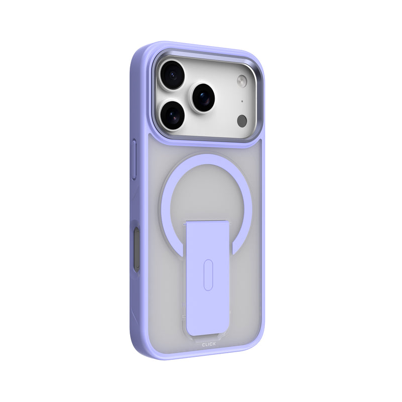 Load image into Gallery viewer, CLICK Latch Series iPhone 17 Pro Case - Clear Purple

