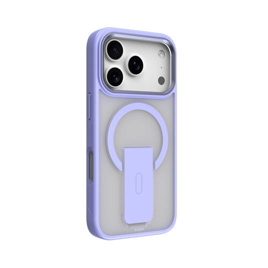 CLICK Latch Series iPhone 17 Pro Case - Clear Purple