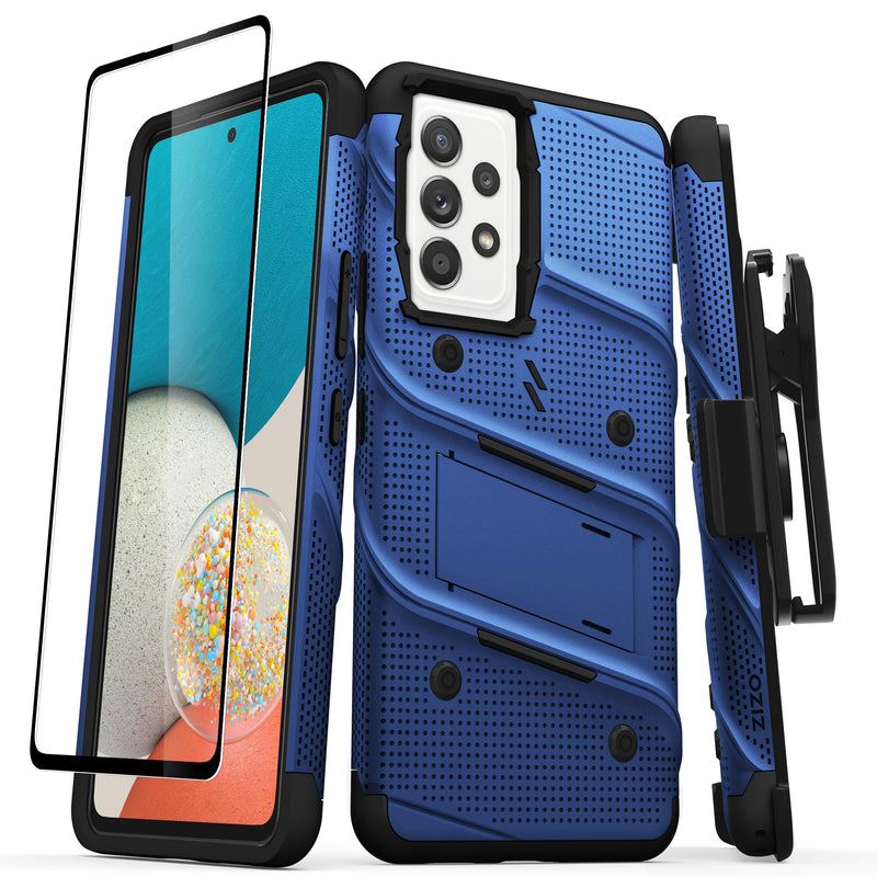 Load image into Gallery viewer, ZIZO BOLT Bundle Galaxy A53 5G Case - Blue
