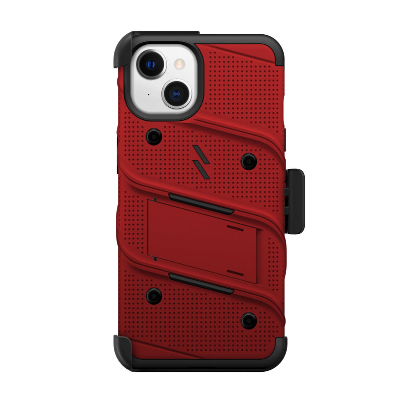 Load image into Gallery viewer, ZIZO BOLT Bundle iPhone 13 Case - Red
