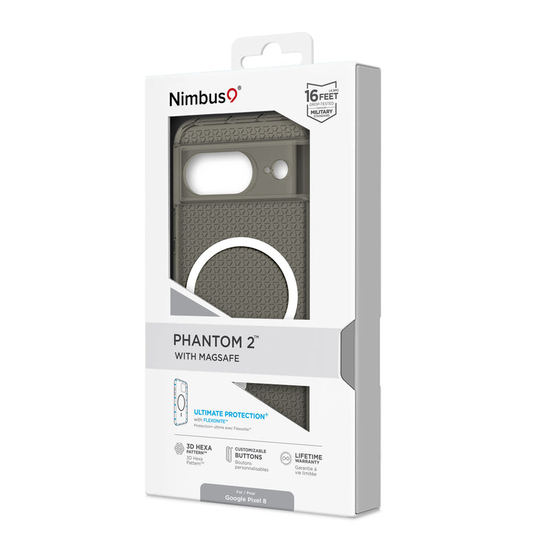 Load image into Gallery viewer, Nimbus9 Phantom 2 Google Pixel 8 MagSafe Case - Carbon
