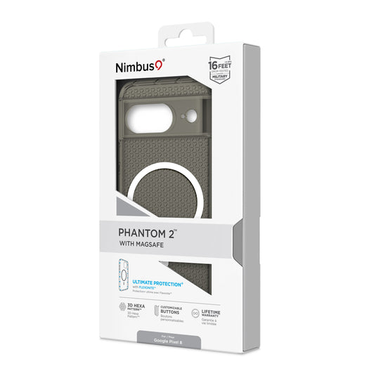 Nimbus9 Phantom 2 Google Pixel 8 MagSafe Case - Carbon