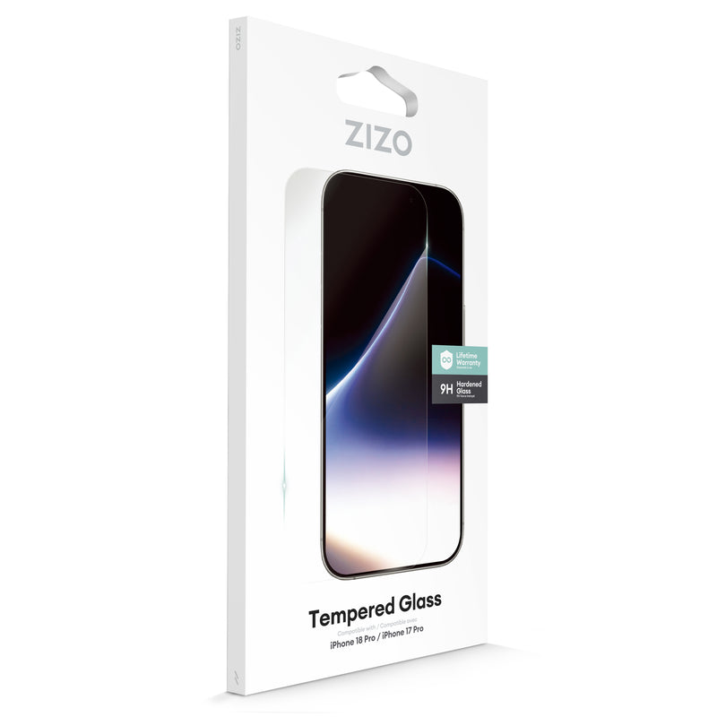 Load image into Gallery viewer, ZIZO Lightning Shield iPhone 18 Pro Tempered Glass Screen Protector - Clear
