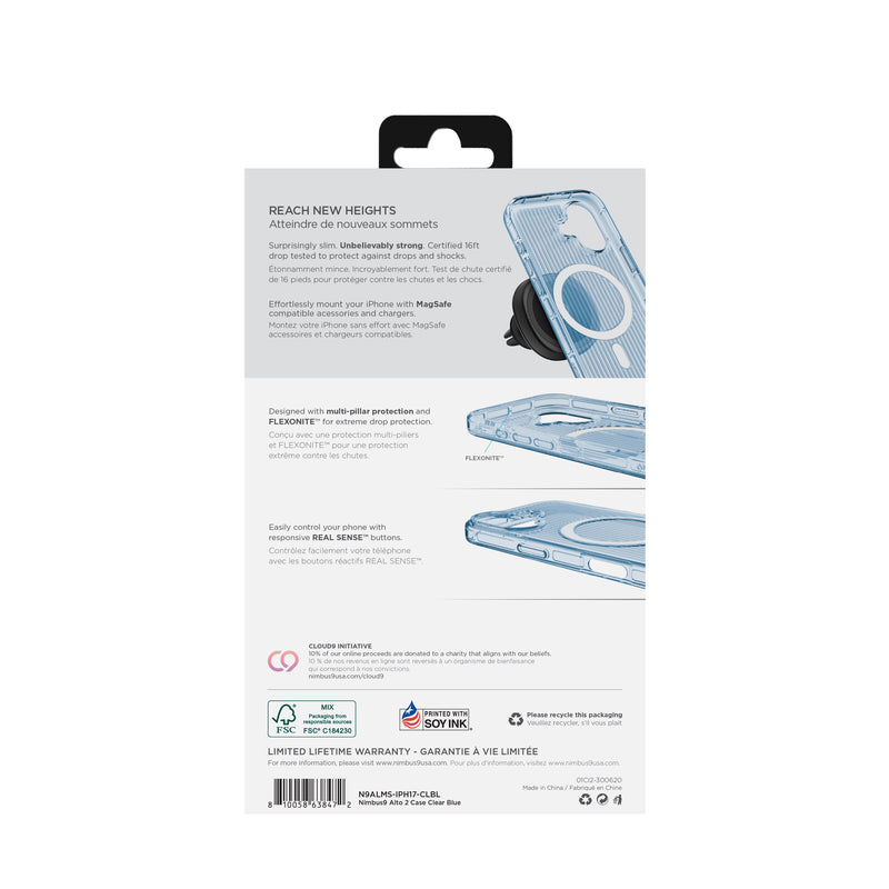 Load image into Gallery viewer, Nimbus9 Alto 2 iPhone 17 MagSafe Case - Clear Blue
