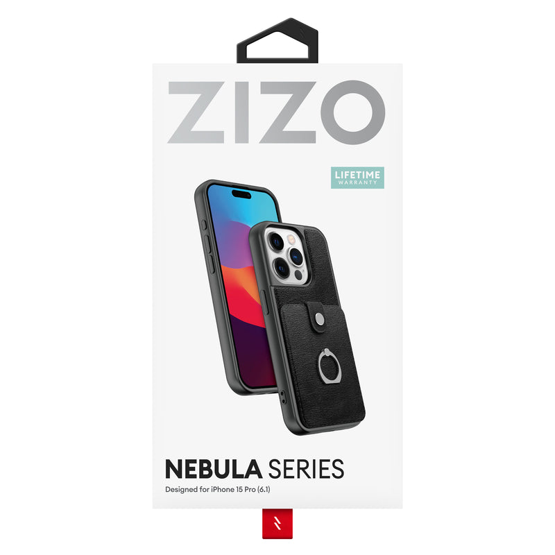 Load image into Gallery viewer, ZIZO Nebula Series iPhone 15 Pro Case - Black
