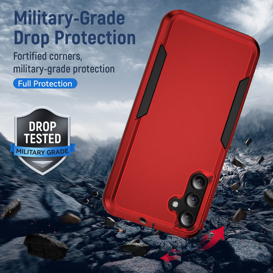 CLICK Impact Series Galaxy A16 Case - Red & Black