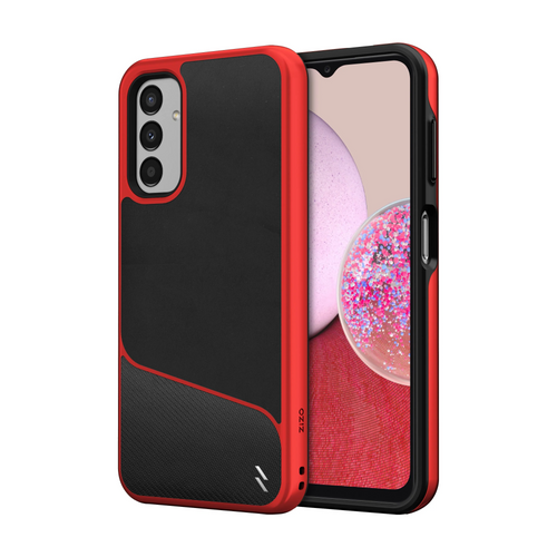 ZIZO DIVISION Series Galaxy A14 5G Case - Black & Red