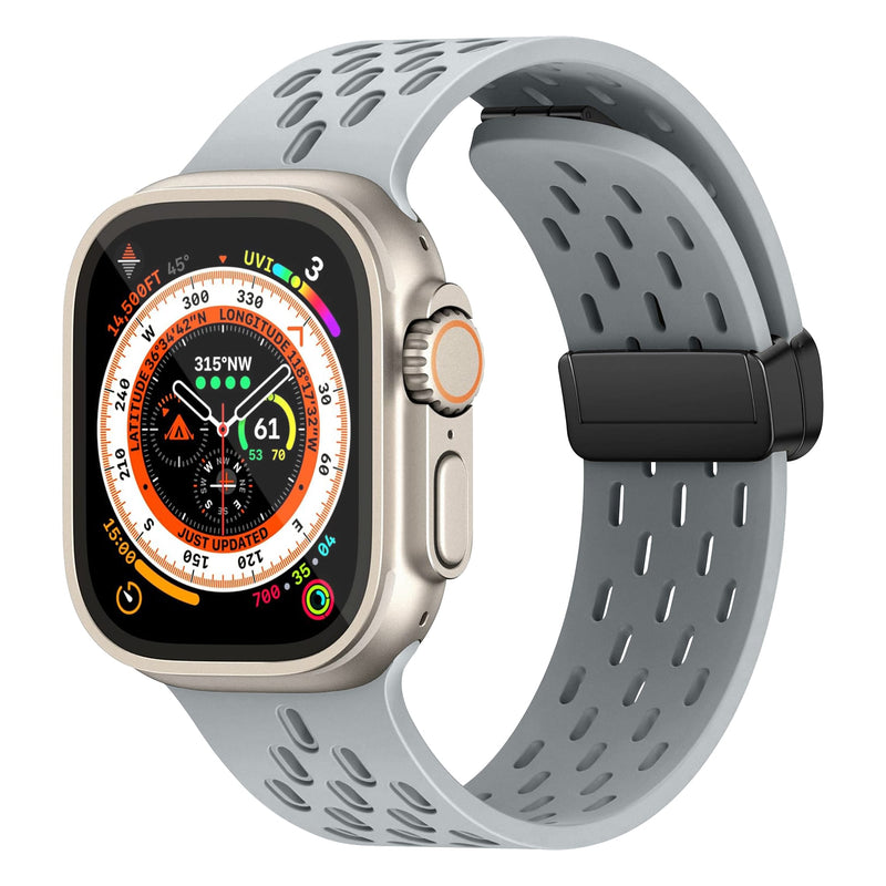 Load image into Gallery viewer, Nimbus9 FlexFit Sport Band for Apple Watch 44/45/46/49mm - Cool Gray
