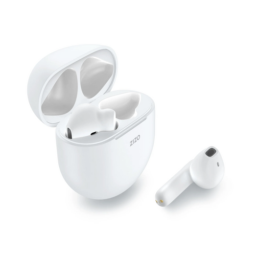 ZIZO PULSE Z1 True Wireless Earbuds with Charging Case - White
