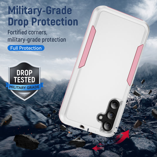 CLICK Impact Series Galaxy A16 Case - White & Pink