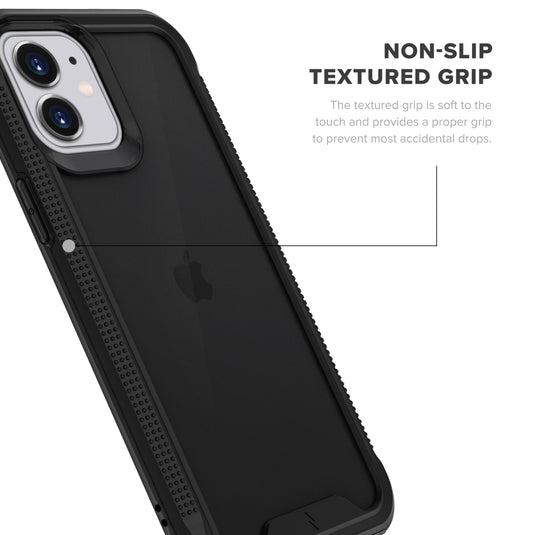 ZIZO ION Series iPhone 12 Mini Case - Black & Smoke