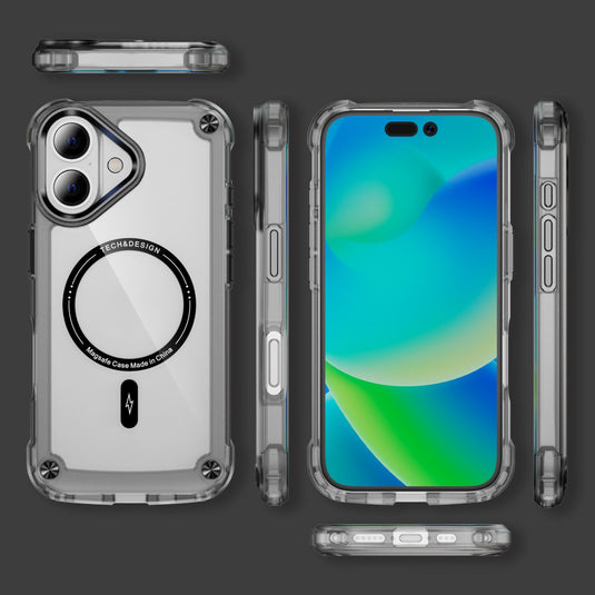 CLICK Edge Series iPhone 16 Case - Smoke