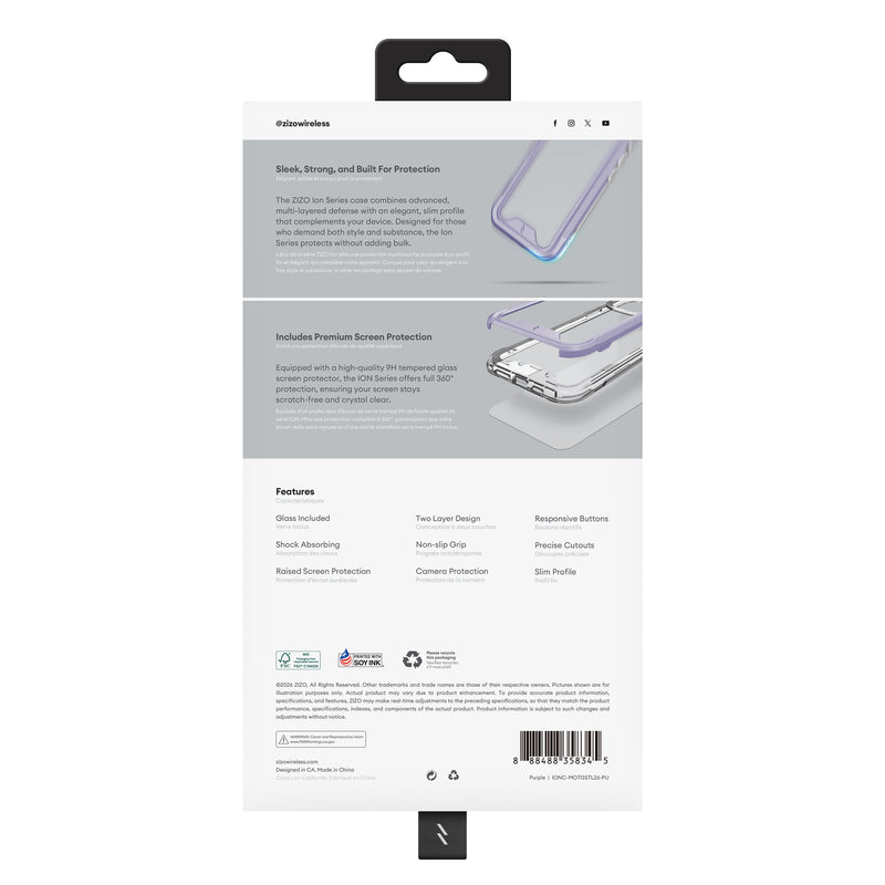 Load image into Gallery viewer, ZIZO ION Series moto g stylus - 2026 / 2025 Case - Purple
