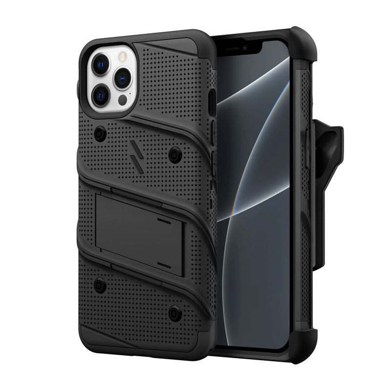 Load image into Gallery viewer, ZIZO BOLT Bundle iPhone 13 Pro Max Case - Black
