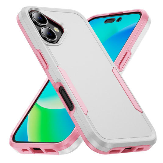 CLICK Impact MagSafe Series iPhone 16 Plus Case - White Pink