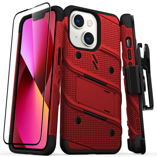 ZIZO BOLT Bundle iPhone 13 Case - Red