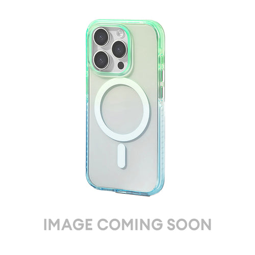 CLICK Clear Ombre MagSafe Series iPhone 13 Case - Green Blue