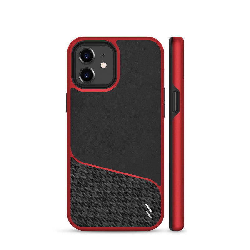 Load image into Gallery viewer, ZIZO DIVISION Series iPhone 12 Mini Case - Black &amp; Red
