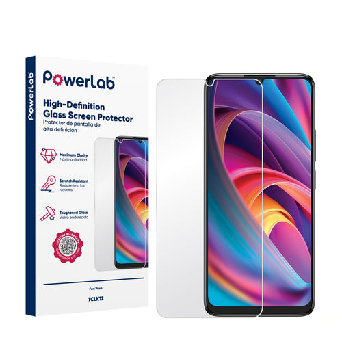 PowerLab HD Glass Screen Protector for TCL K33 5G - Clear