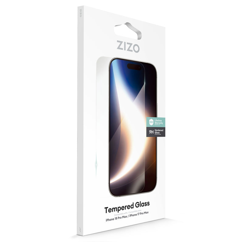 Load image into Gallery viewer, ZIZO Lightning Shield iPhone 18 Pro Max Tempered Glass Screen Protector - Clear
