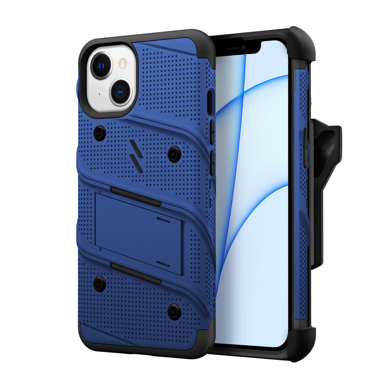 Load image into Gallery viewer, ZIZO BOLT Bundle iPhone 13 Case - Blue
