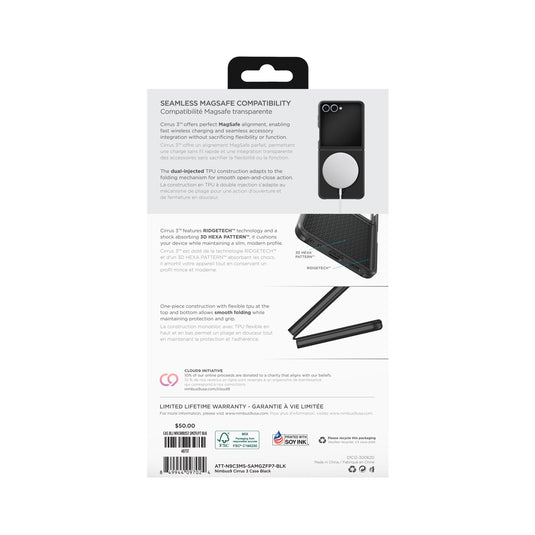 Nimbus9 Cirrus 3 MagSafe Case for Galaxy Z Flip 7 - Black