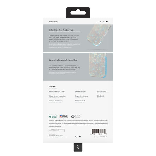 ZIZO JEWEL Series moto g stylus - 2026 / 2025 Case - Opal