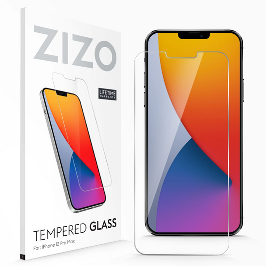 ZIZO TEMPERED GLASS Screen Protector for iPhone 12 Pro Max - Clear