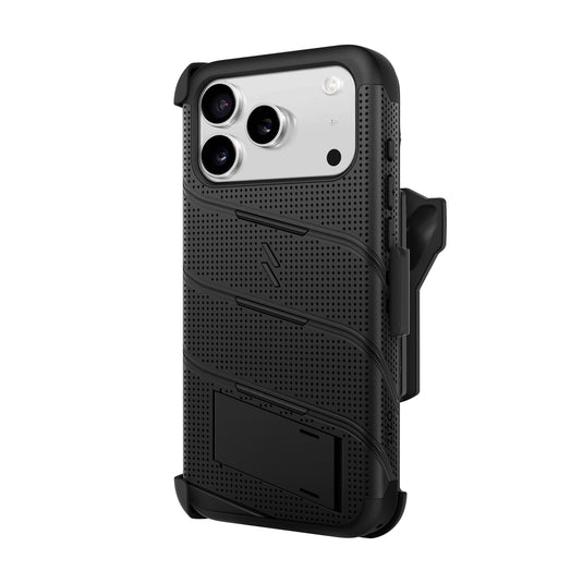 ZIZO BOLT MagSafe Series iPhone 18 Pro Max Rugged MagSafe Case with Holster - Black