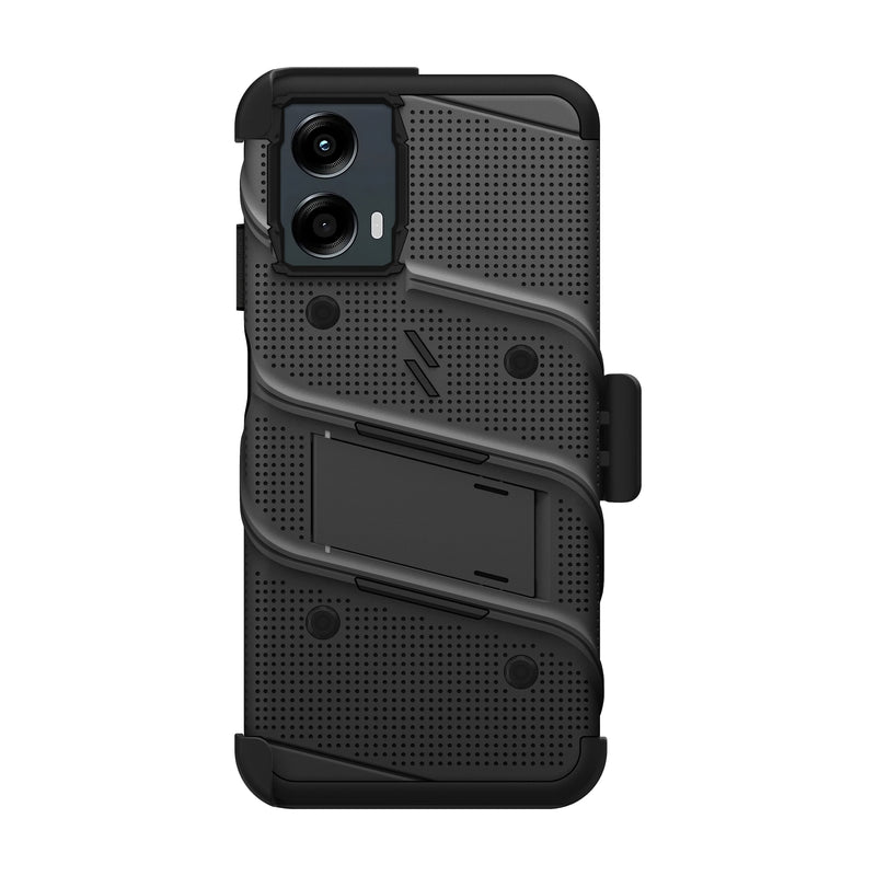 Load image into Gallery viewer, ZIZO BOLT Bundle moto g 5G (2024) Case - Black
