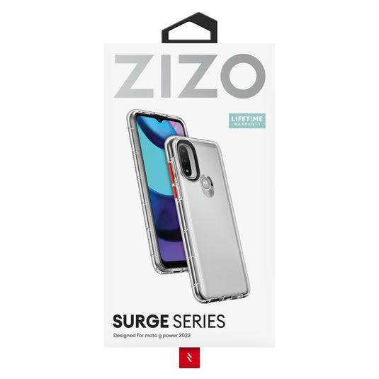 ZIZO SURGE Series Moto G Power 2022 Case - Clear