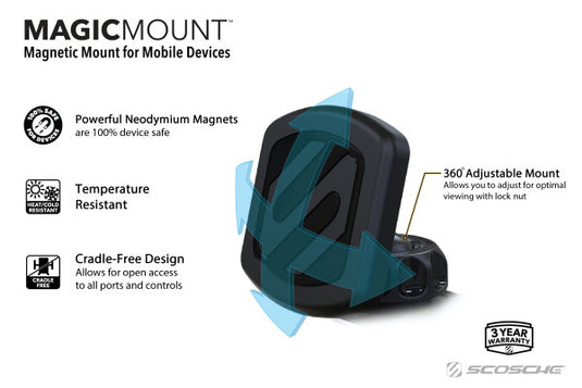 SCOSCHE MAGICMOUNT DASH - BLACK