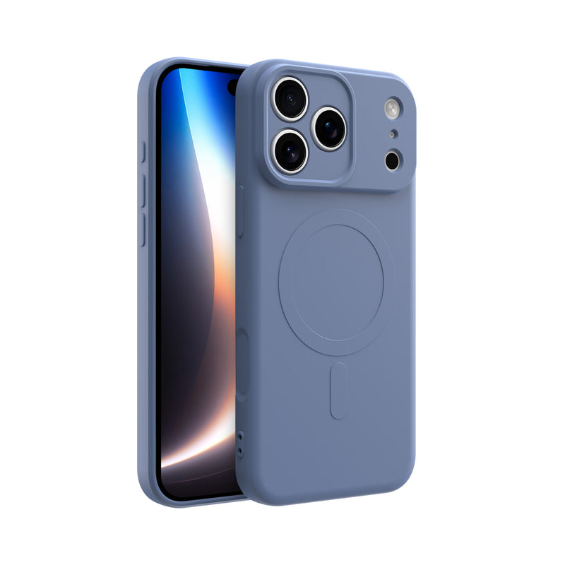 Load image into Gallery viewer, CLICK Slim Silicone MagSafe Series iPhone 18 Pro Max Case - Purple
