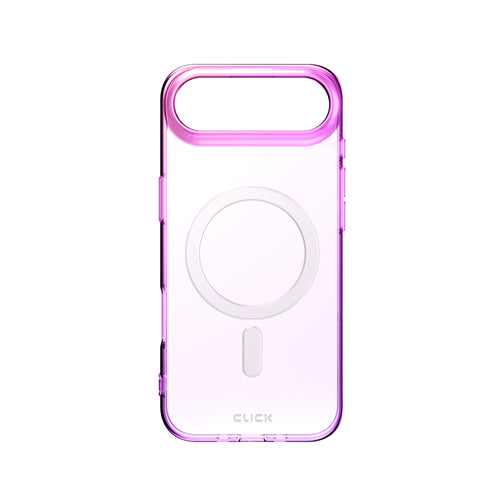 CLICK Clear Ombre MagSafe Series iPhone 17 Air Case - Pink Purple