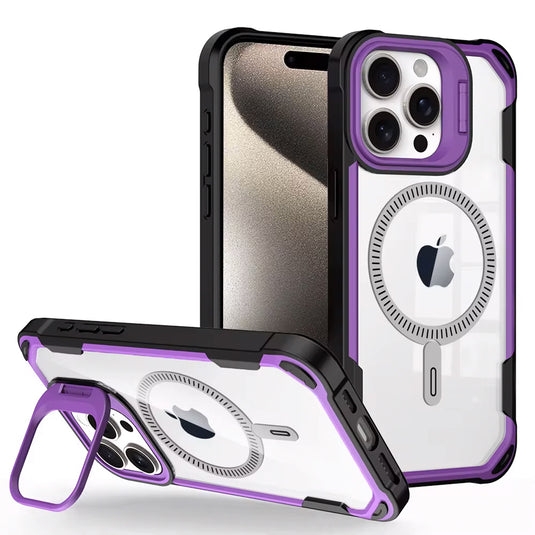 CLICK Fusion MagSafe Series iPhone 16 Pro Case - Purple