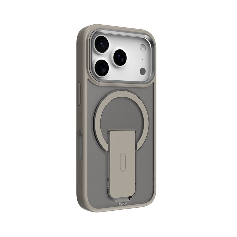 Load image into Gallery viewer, CLICK Latch Series iPhone 17 Pro Max Case - Smoke Gray
