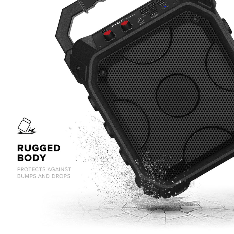 Load image into Gallery viewer, ZIZO Rokr Z1 Portable Bluetooth Speaker (Black)
