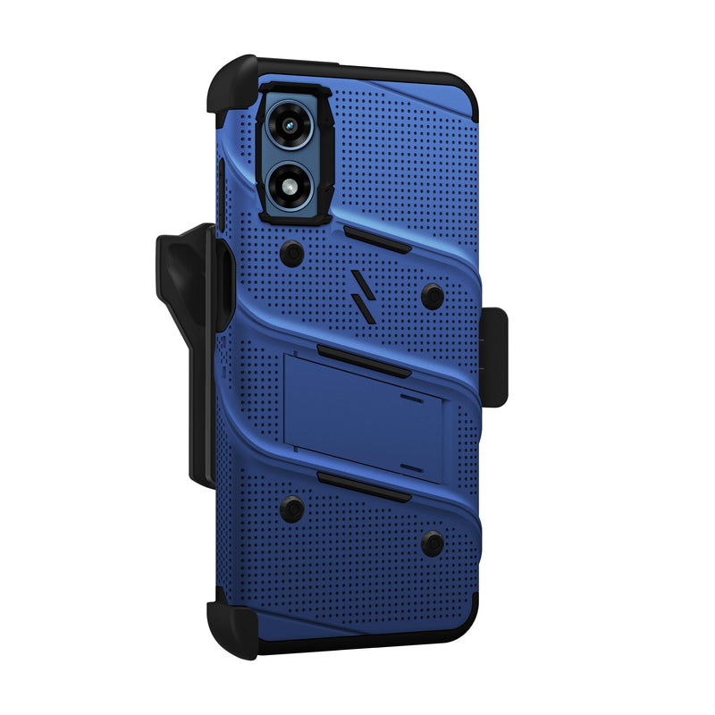 Load image into Gallery viewer, ZIZO BOLT Bundle moto g Play (2024) Case - Blue
