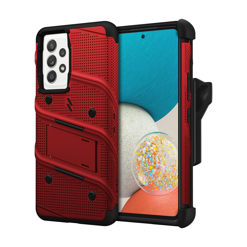 Load image into Gallery viewer, ZIZO BOLT Bundle Galaxy A53 5G Case - Red
