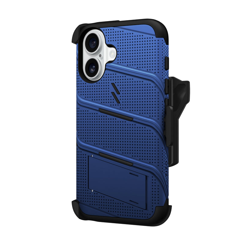 Load image into Gallery viewer, ZIZO BOLT Bundle iPhone 16 Case - Blue
