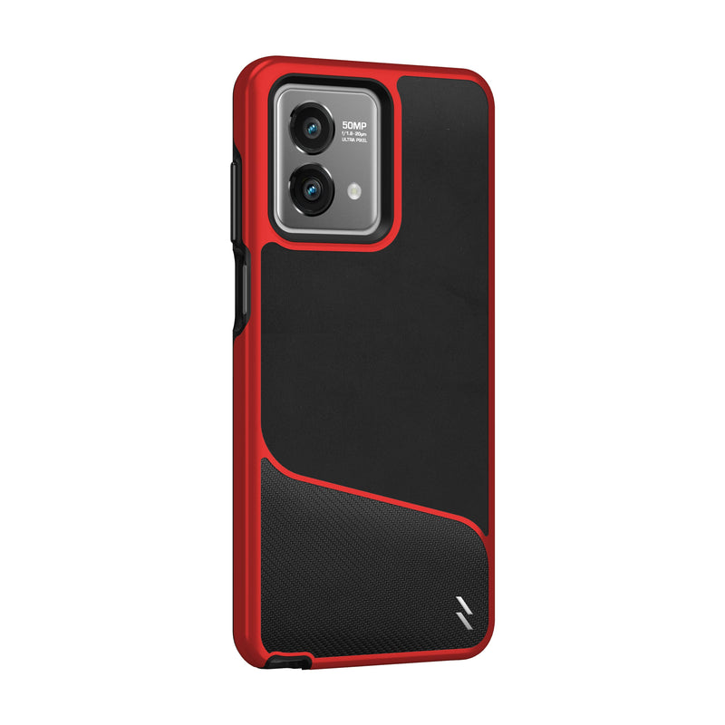 Load image into Gallery viewer, ZIZO DIVISION Series moto g stylus (2023) / 5G Case - Black &amp; Red
