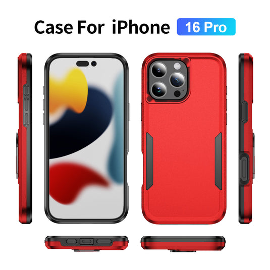 CLICK Impact MagSafe Series iPhone 16 Pro Case - Red Black