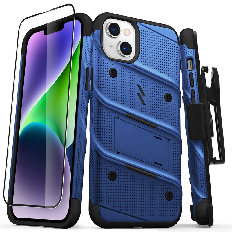 Load image into Gallery viewer, ZIZO BOLT Bundle iPhone 14 Plus Case - Blue
