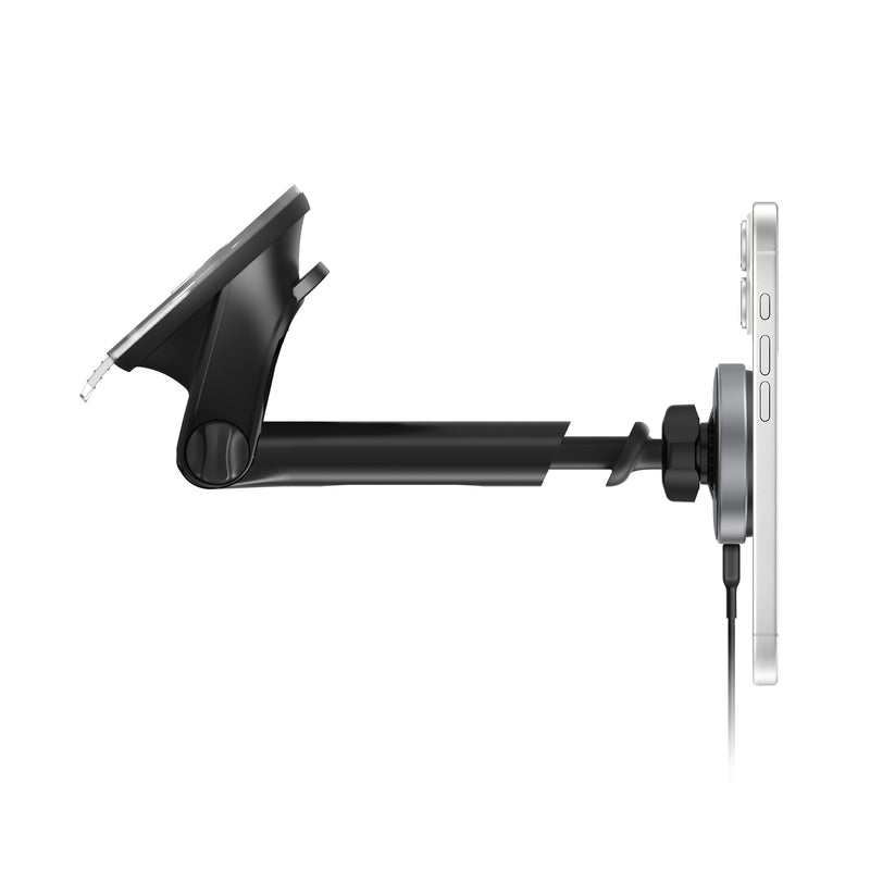 Load image into Gallery viewer, Nimbus9 Qi2 Wireless Charging Magnetic Phone Mount (Windshield/Dash) - Brushed Gray
