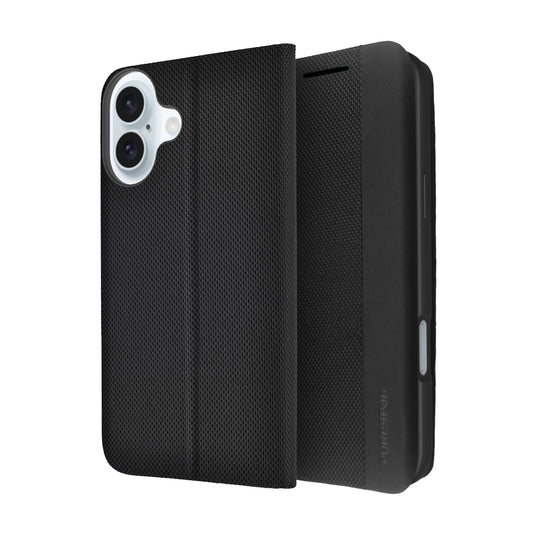 PureGear Express Folio Series iPhone 16 Plus Case - Black