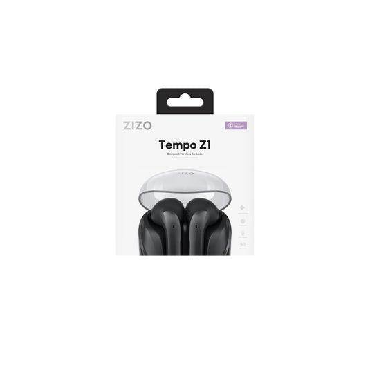 ZIZO Tempo Z1 Wireless Earbuds - Black