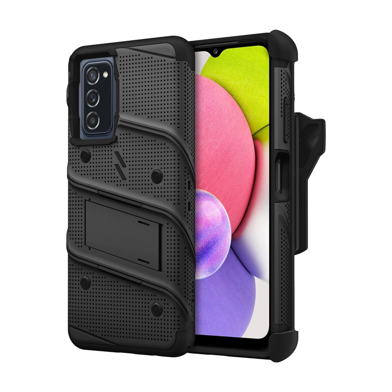 Load image into Gallery viewer, ZIZO BOLT Bundle Galaxy A03s Case - Black
